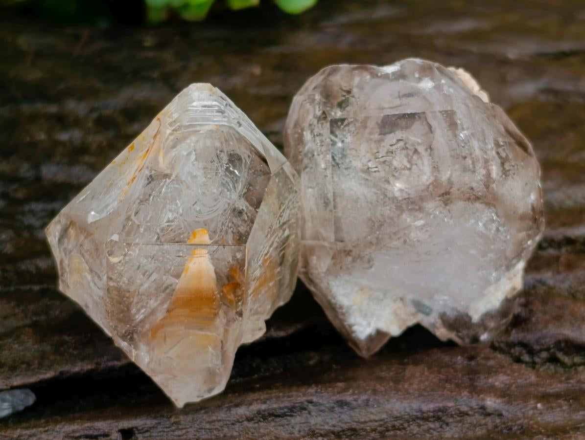 Natural Brandberg Window Quartz Crystals x 24 From Brandberg, Namibia - Toprock Gemstones and Minerals 