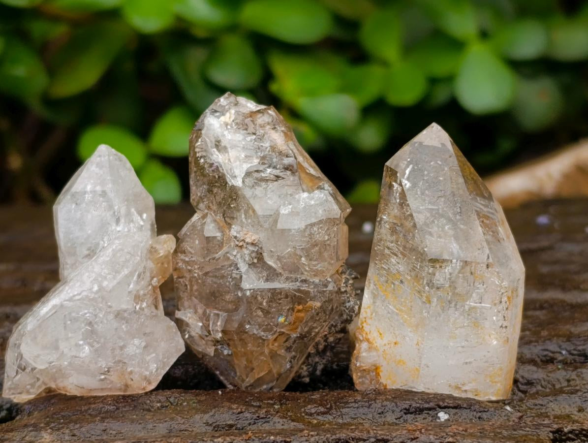 Natural Brandberg Window Quartz Crystals x 24 From Brandberg, Namibia - Toprock Gemstones and Minerals 