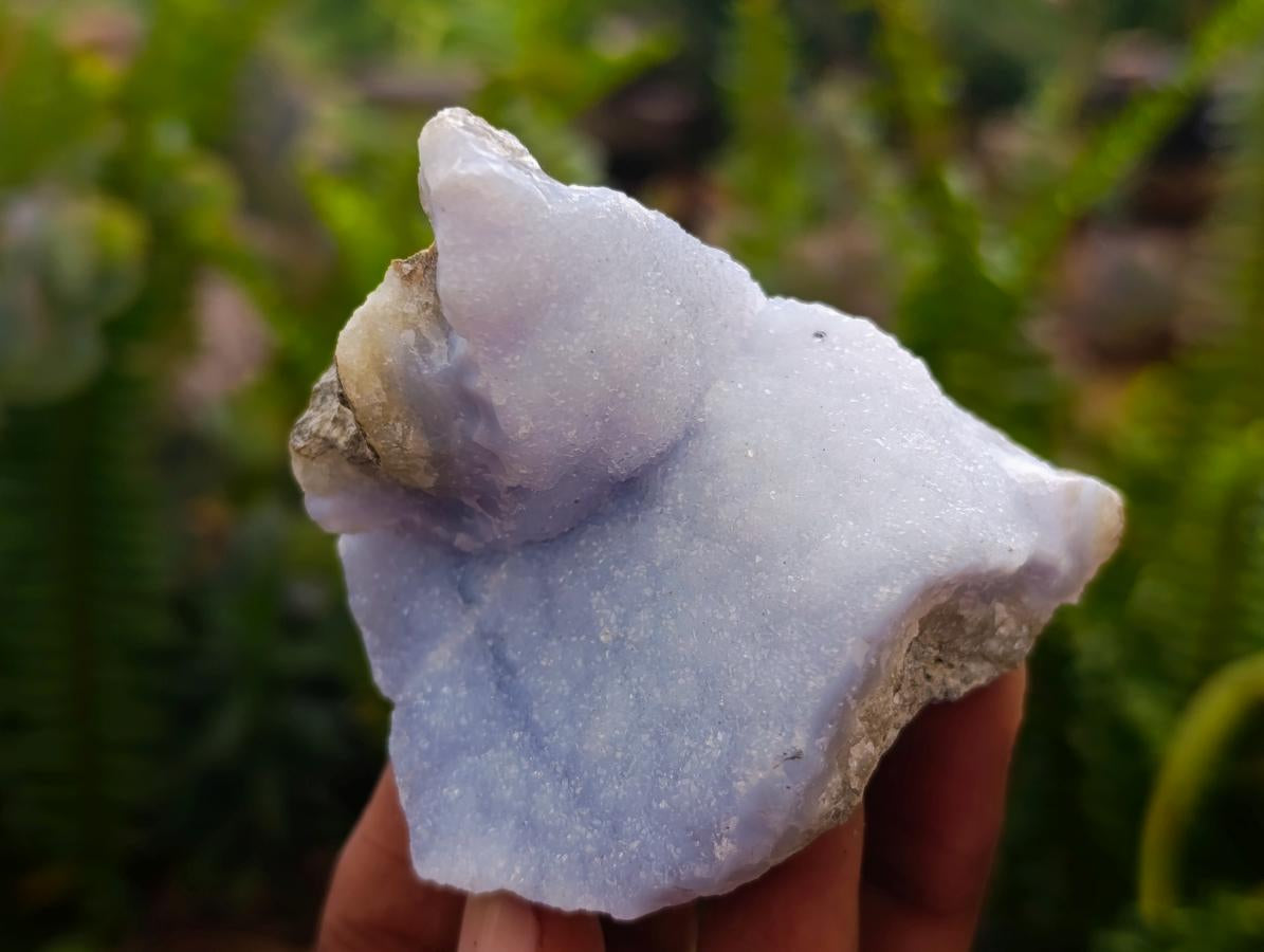 Natural Blue Lace Agate Geode Specimens x 12 From Nsanje, Malawi - Toprock Gemstones and Minerals 