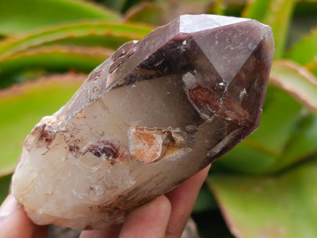 Natural Red Hematoid Phantom Quartz Crystal Clusters x 6 From Karoi, Zimbabwe - Toprock Gemstones and Minerals 