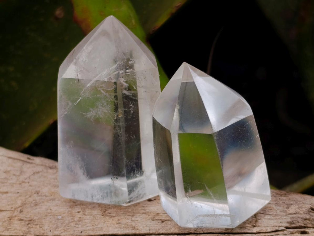 Polished Clear Quartz Display Crystals x 20 From Madagascar - Toprock Gemstones and Minerals 