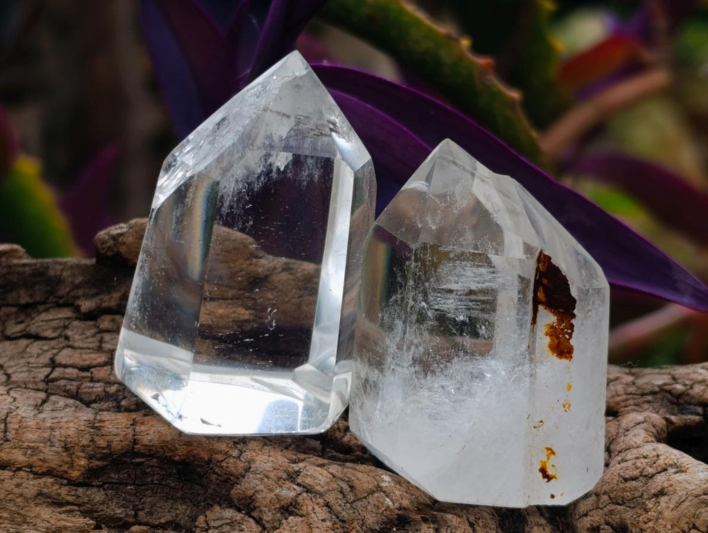 Polished Clear Quartz Display Crystals x 20 From Madagascar - Toprock Gemstones and Minerals 