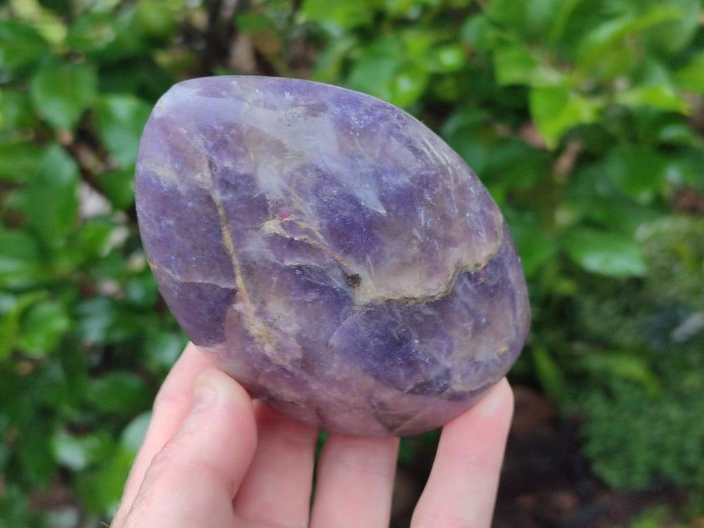 Polished Lepidolite Standing Free Forms x 3 From Ambatondrazaka, Madagascar - Toprock Gemstones and Minerals 