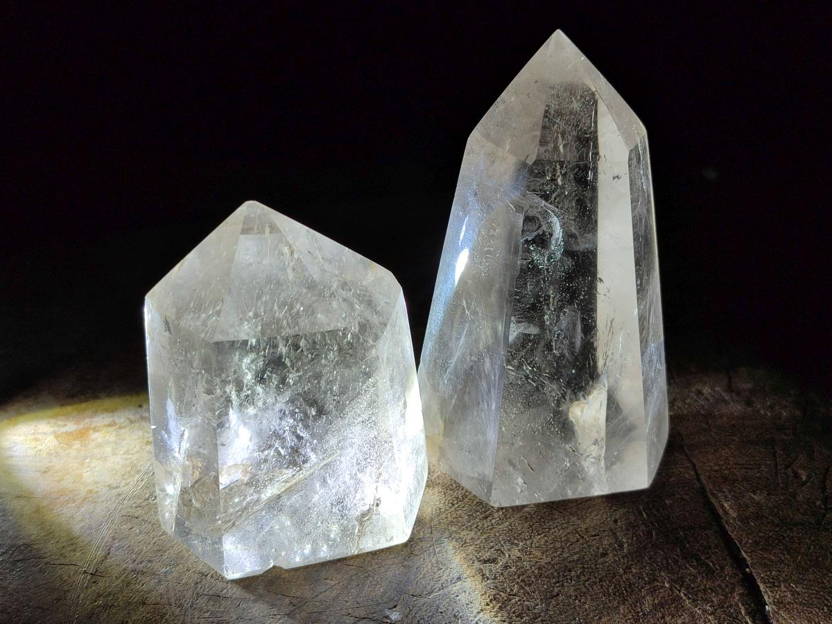 Polished Mixed Quartz Display Crystals x 6 From Madagascar - Toprock Gemstones and Minerals 
