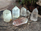 Polished Mixed Quartz Display Crystals x 6 From Madagascar - Toprock Gemstones and Minerals 