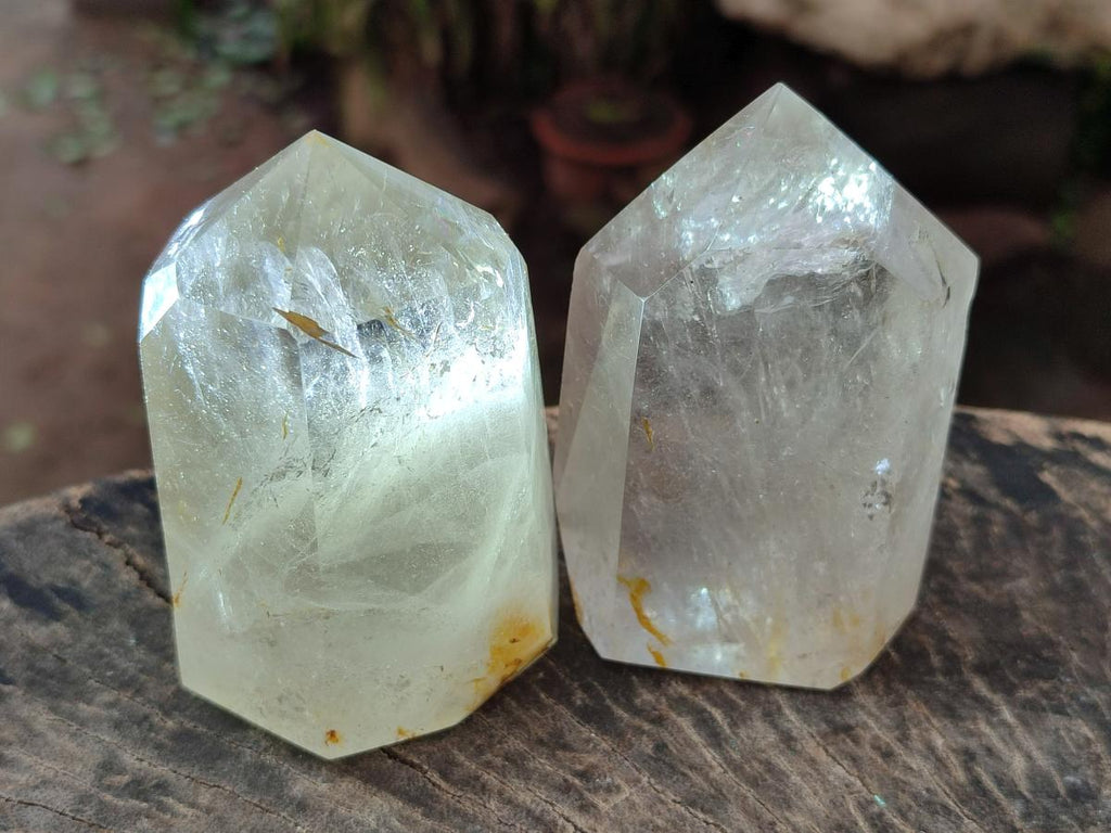 Polished Mixed Quartz Display Crystals x 6 From Madagascar - Toprock Gemstones and Minerals 