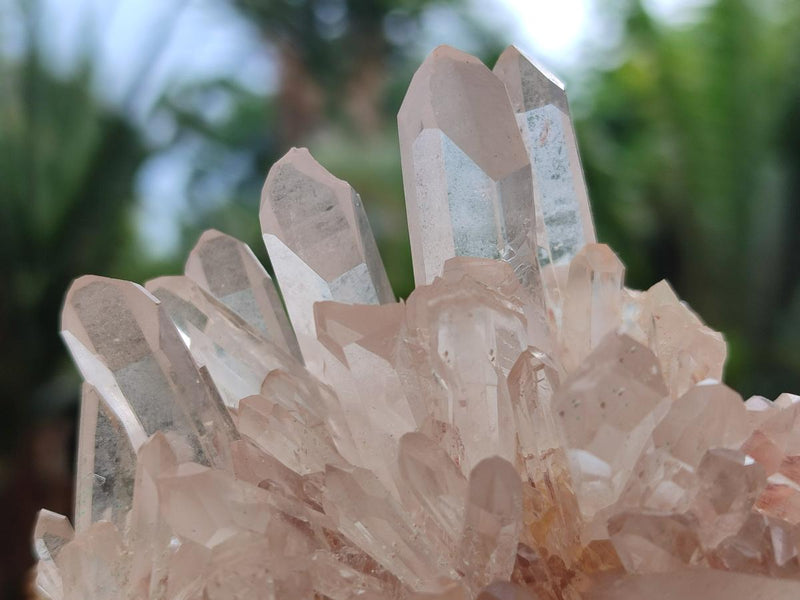 Natural Madagascar Quartz Clusters x 12 From Madagascar - Toprock Gemstones and Minerals 