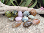 Polished Mixed Galets x 12 From Madagascar - Toprock Gemstones and Minerals 