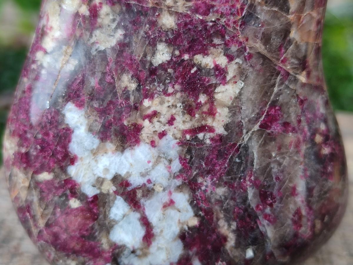 Polished Rubellite Pink Tourmaline Standing Free Forms x 2 From Ambatondrazaka, Madagascar - Toprock Gemstones and Minerals 