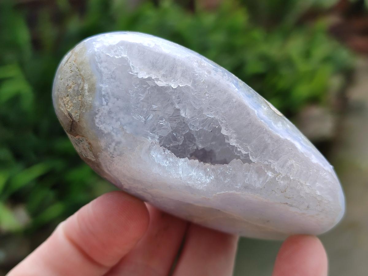 Polished Blue Lace Agate Free Forms x 6 From Nsanje, Malawi - Toprock Gemstones and Minerals 