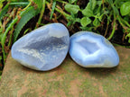 Polished Blue Lace Agate Free Forms x 6 From Nsanje, Malawi - Toprock Gemstones and Minerals 