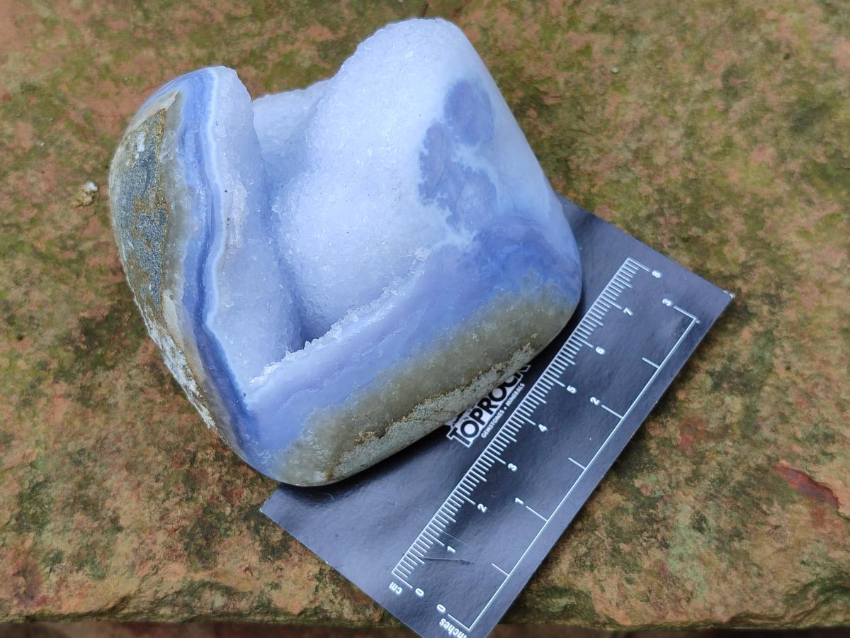 Polished Blue Lace Agate Free Forms x 6 From Nsanje, Malawi - Toprock Gemstones and Minerals 