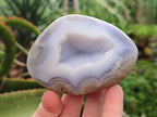 Polished Blue Lace Agate Free Forms x 6 From Nsanje, Malawi - Toprock Gemstones and Minerals 