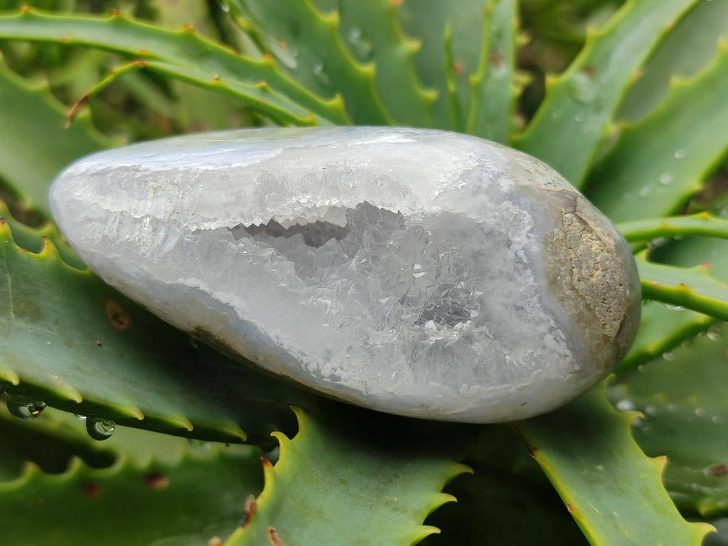 Polished Blue Lace Agate Free Forms x 6 From Nsanje, Malawi - Toprock Gemstones and Minerals 