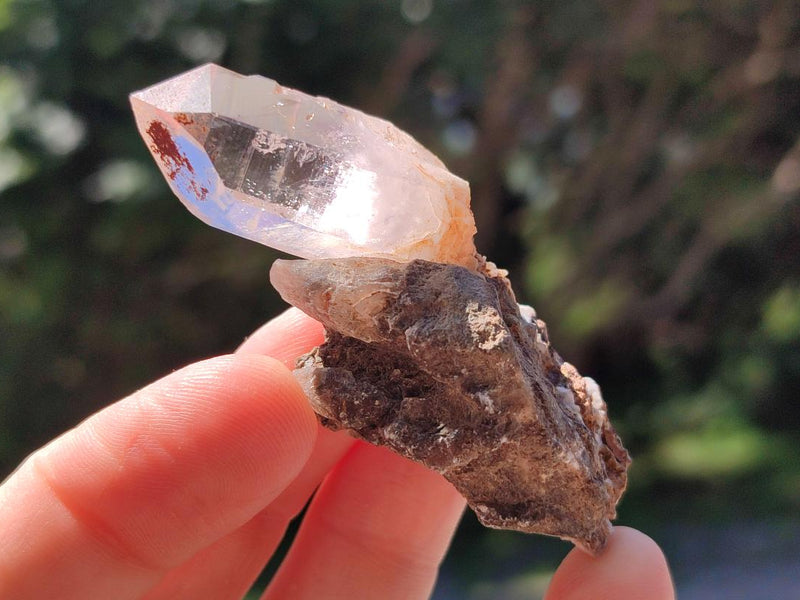 Natural Mix of Smokey, Clear and Amethyst Quartz Crystals x 35 From Brandberg, Namibia - Toprock Gemstones and Minerals 