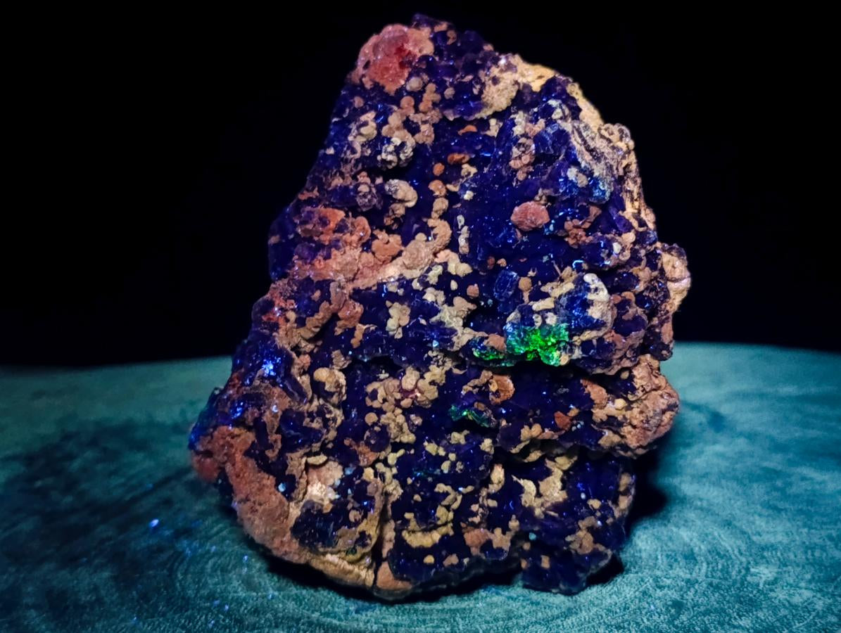 Natural Smokey Fluorite with Yellow Muscovite Mica Specimens x 3 From Erongo, Namibia