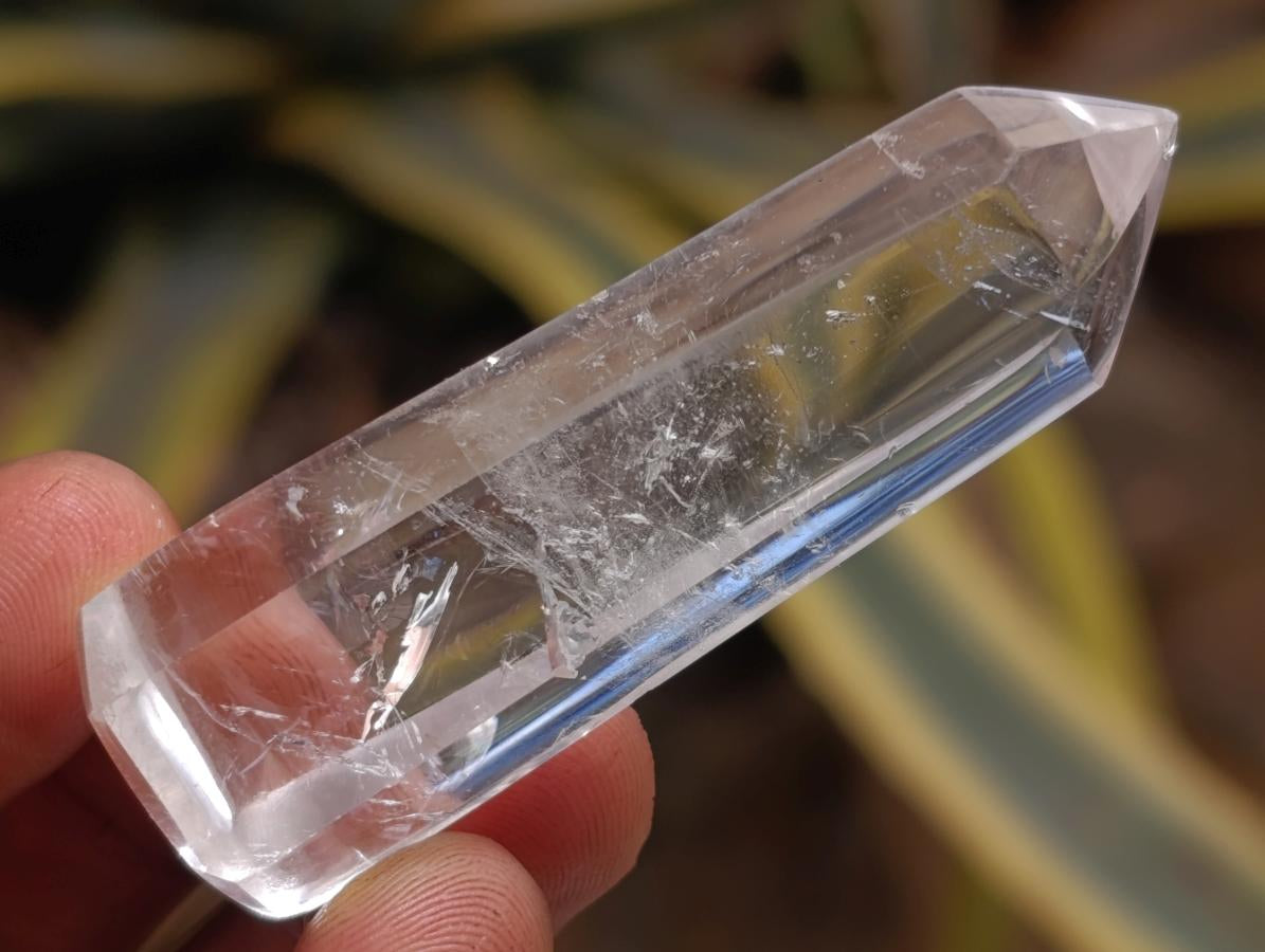 Polished Clear Quartz Pendant Size Crystals x 35 From Madagascar