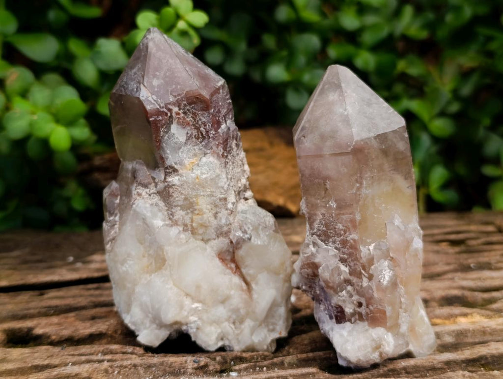 Natural Red Hematoid Quartz Crystals x 6 From Karoi, Zimbabwe - Toprock Gemstones and Minerals 