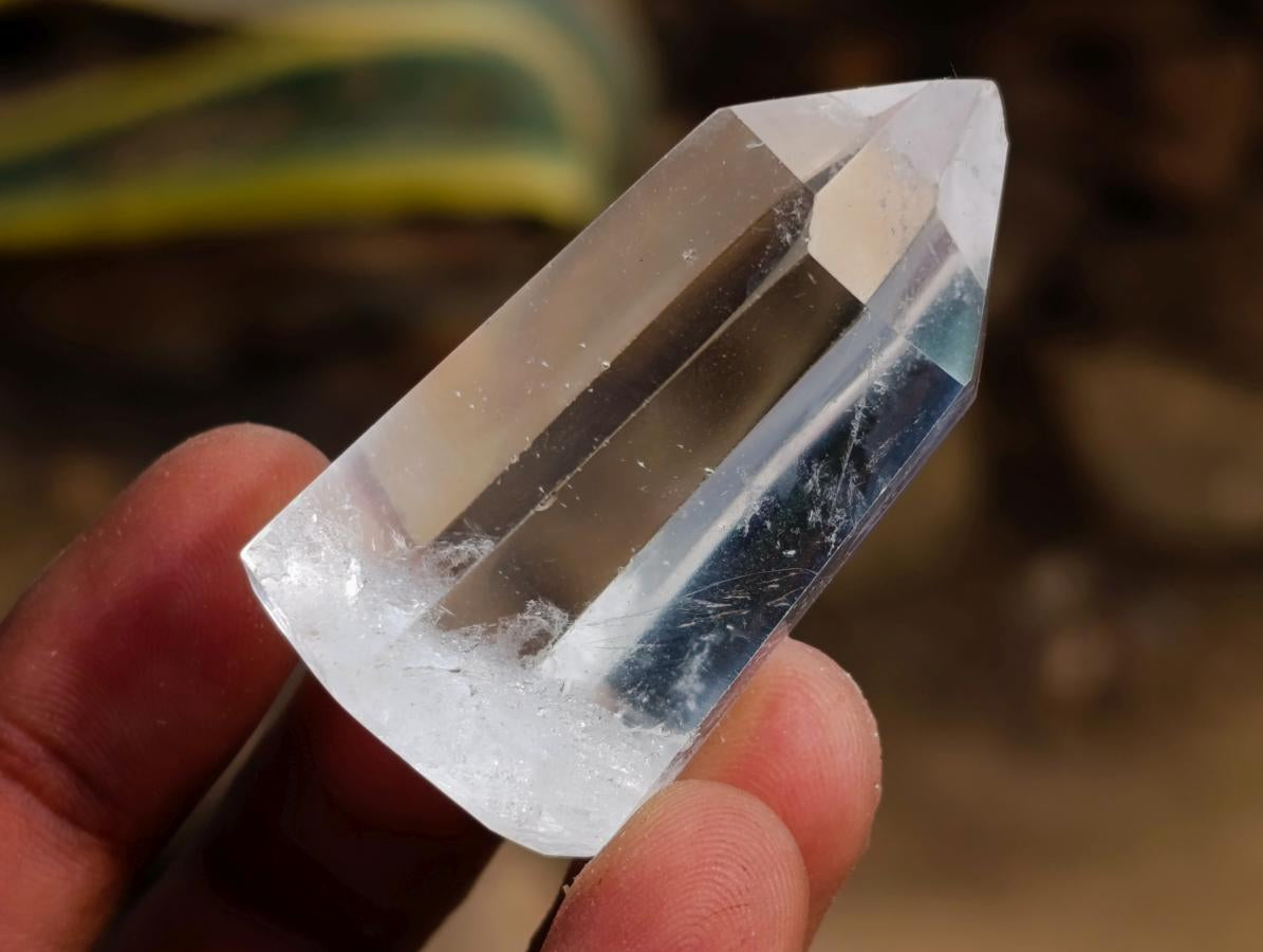 Polished Clear Quartz Crystals x 20 From Madagascar