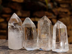 Polished Clear Quartz Crystals x 20 From Madagascar - Toprock Gemstones and Minerals 