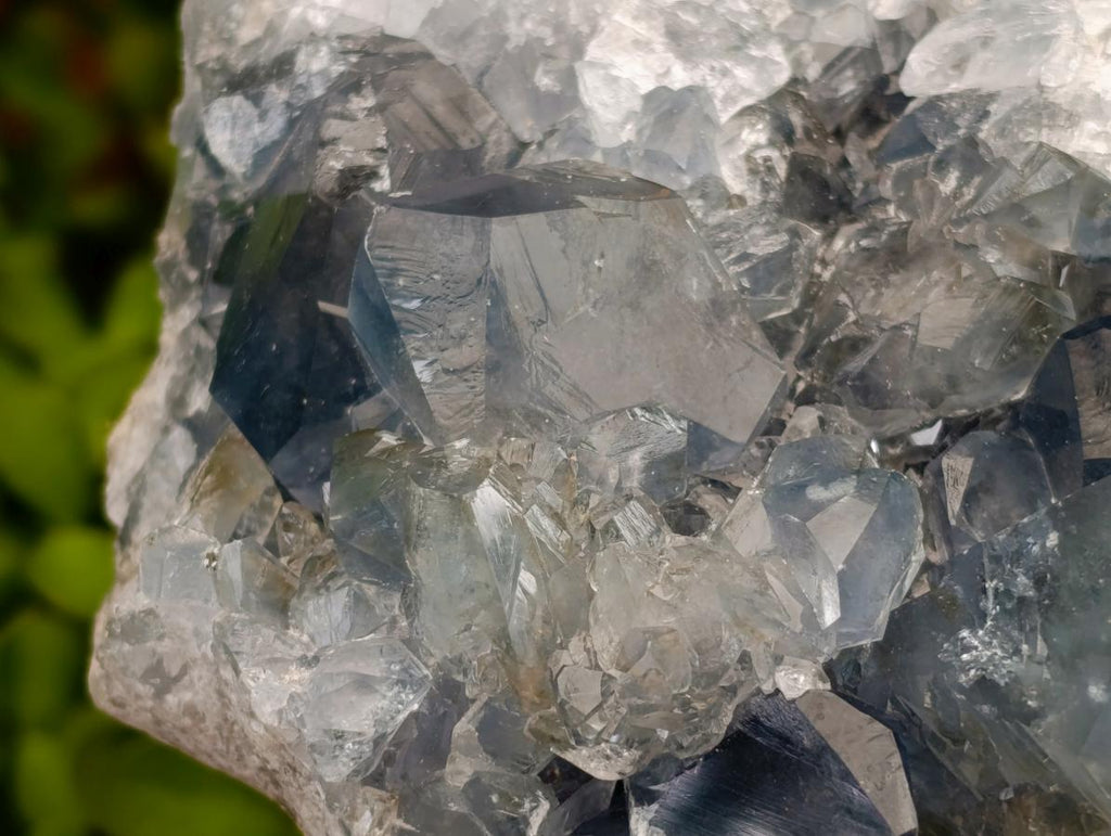 Natural Large Blue Celestite Specimen x 1 From Sakoany, Madagascar - Toprock Gemstones and Minerals 