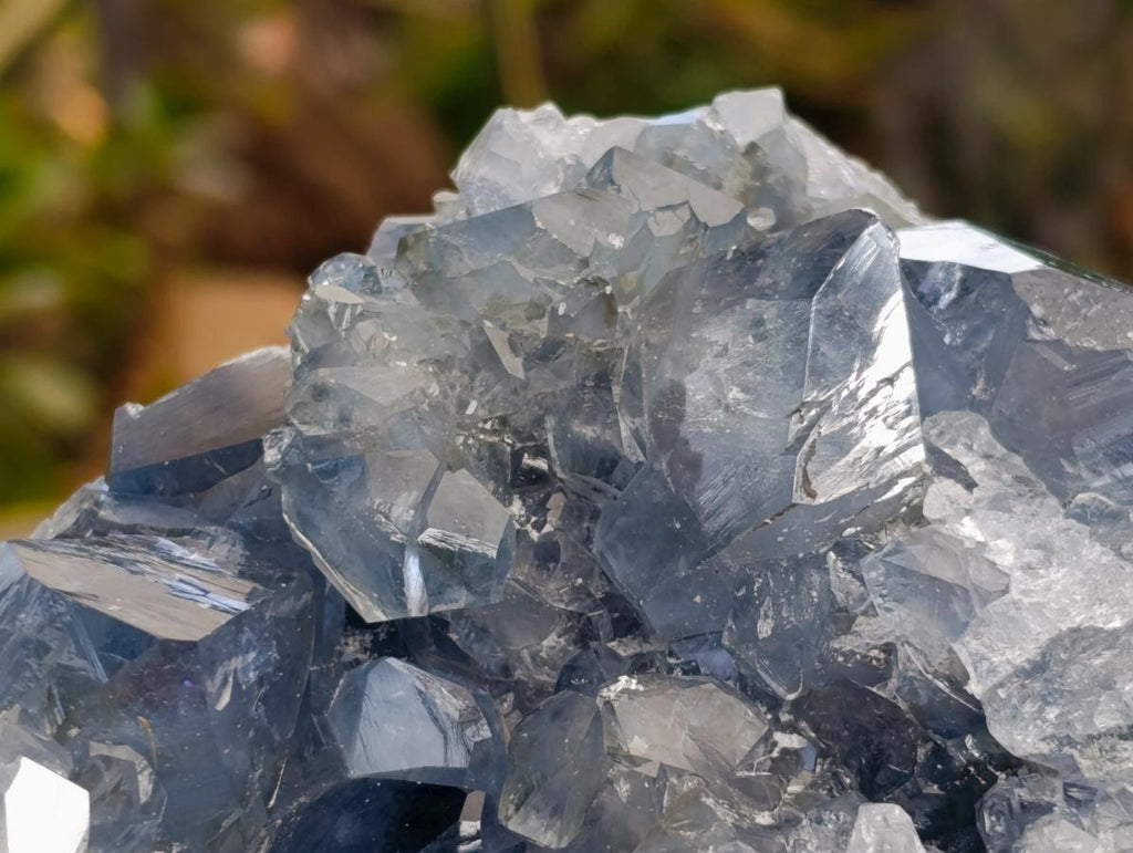 Natural Large Blue Celestite Specimen x 1 From Sakoany, Madagascar - Toprock Gemstones and Minerals 