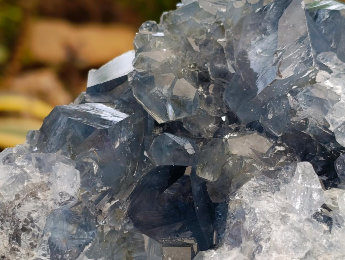 Natural Large Blue Celestite Specimen x 1 From Sakoany, Madagascar - Toprock Gemstones and Minerals 