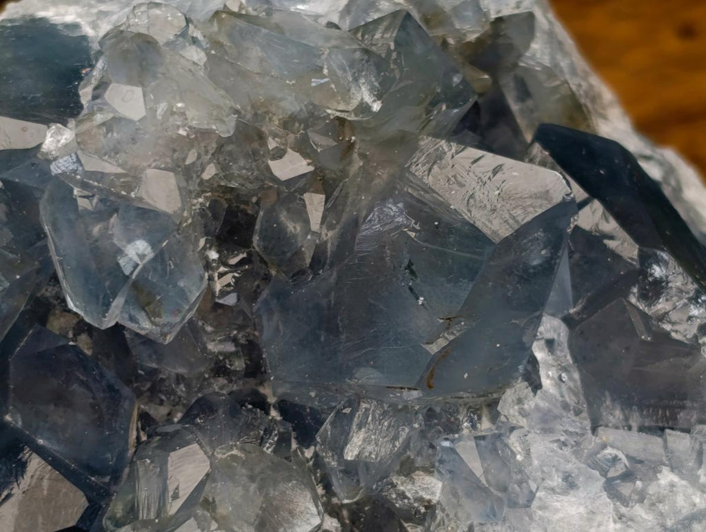 Natural Large Blue Celestite Specimen x 1 From Sakoany, Madagascar - Toprock Gemstones and Minerals 