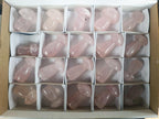 Polished Gemmy Rose Quartz Mushrooms x 20 From Madagascar - Toprock Gemstones and Minerals 