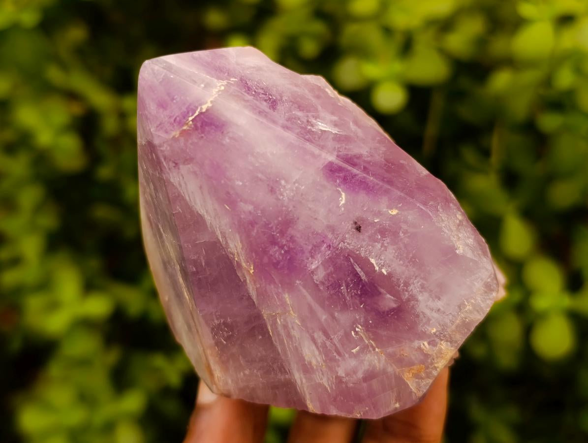 Polished Jacaranda Amethyst Crystals x 6 From Mumbwa, Zambia - Toprock Gemstones and Minerals 