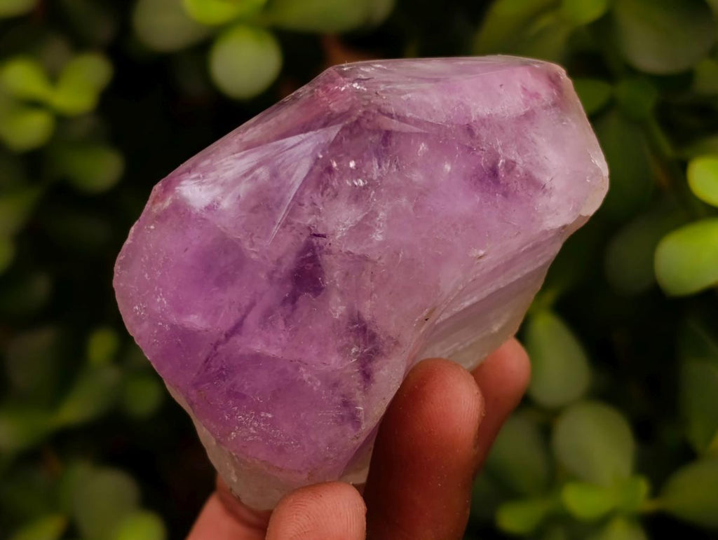 Polished Jacaranda Amethyst Crystals x 6 From Mumbwa, Zambia - Toprock Gemstones and Minerals 