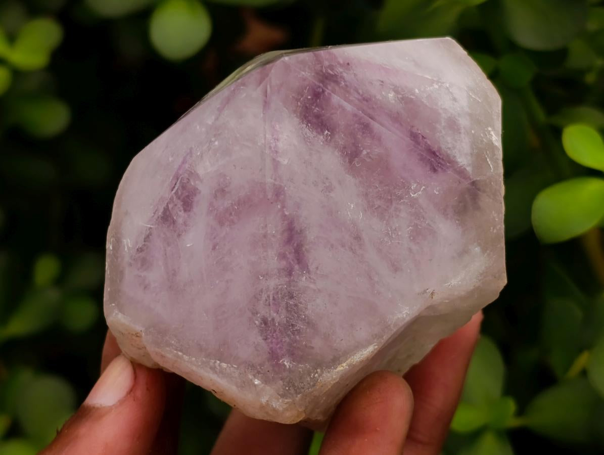 Polished Jacaranda Amethyst Crystals x 6 From Mumbwa, Zambia - Toprock Gemstones and Minerals 