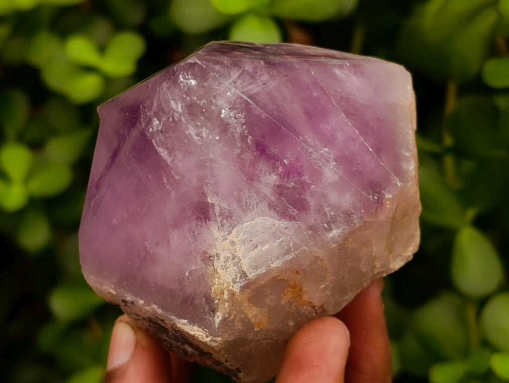 Polished Jacaranda Amethyst Crystals x 6 From Mumbwa, Zambia - Toprock Gemstones and Minerals 