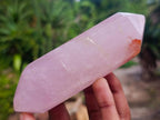 Polished Double Terminated Gemmy Rose Quartz Crystals x 12 From Madagascar - Toprock Gemstones and Minerals 