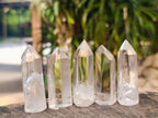 Polished Clear Quartz Crystals x 35 From Madagascar