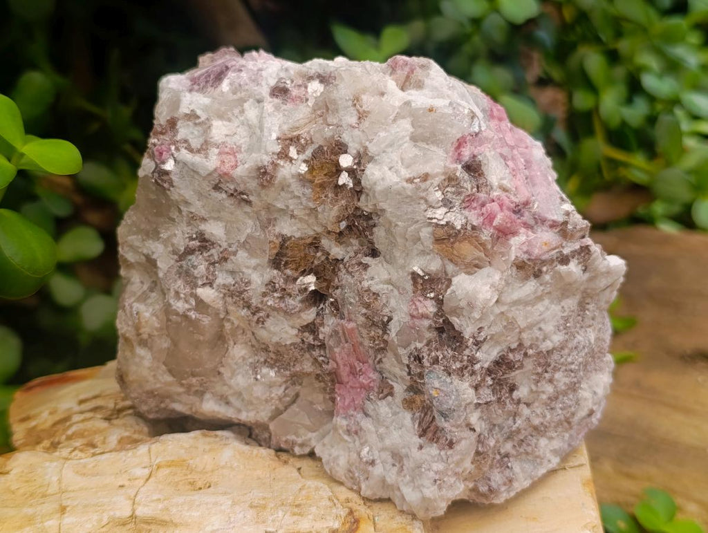 Natural Pink Rubellite Tourmaline Specimens x 2 From Karibib, Namibia - Toprock Gemstones and Minerals 