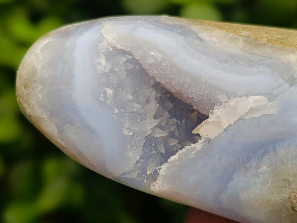 Polished Blue Lace Agate Free Forms x 6 From Nsanje, Malawi - Toprock Gemstones and Minerals 