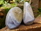 Polished Blue Lace Agate Free Forms x 6 From Nsanje, Malawi - Toprock Gemstones and Minerals 