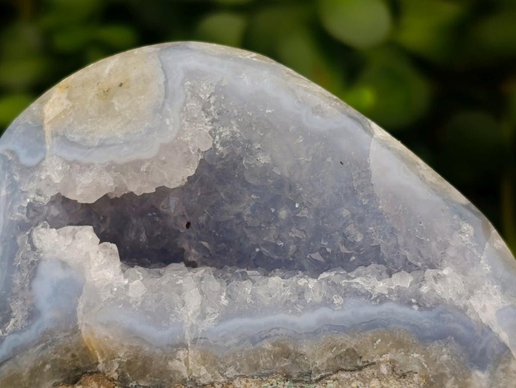 Polished Blue Lace Agate Free Forms x 6 From Nsanje, Malawi - Toprock Gemstones and Minerals 