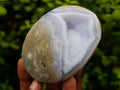 Polished Blue Lace Agate Free Forms x 6 From Nsanje, Malawi - Toprock Gemstones and Minerals 
