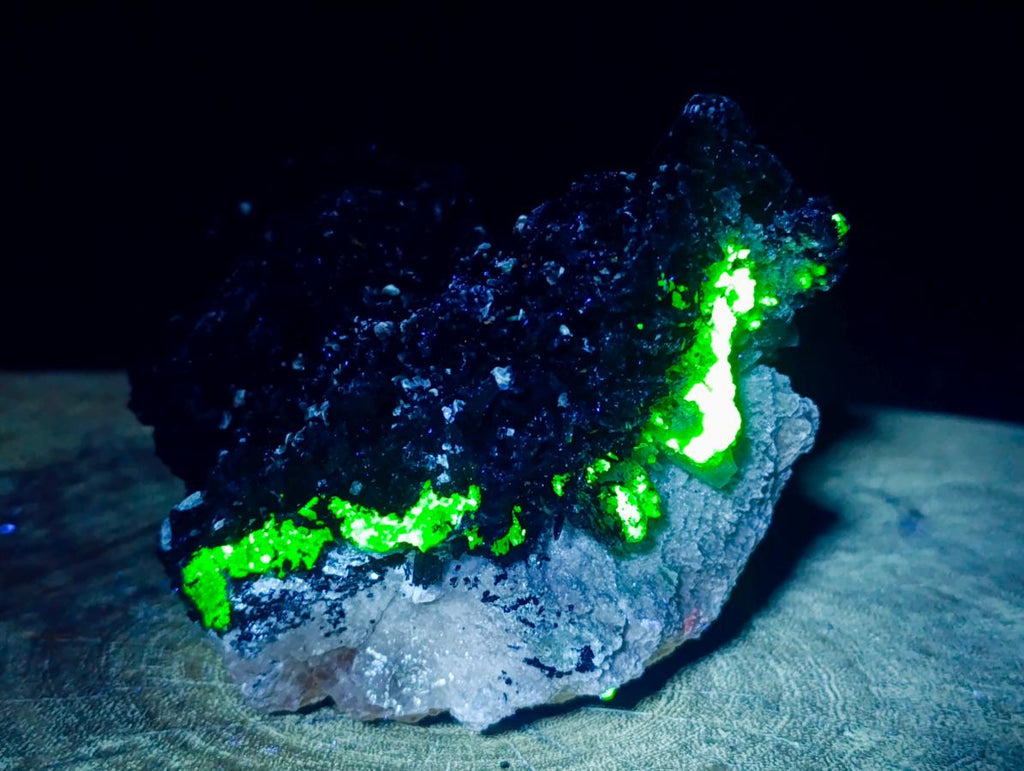Natural Cabinet Schorl Black Tourmaline with Muscovite Crystals x 2 From Erongo, Namibia