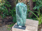 Polished Large Fuchsite Quartz Standing Free Form x 1 From Andakatany, Madagascar - Toprock Gemstones and Minerals 