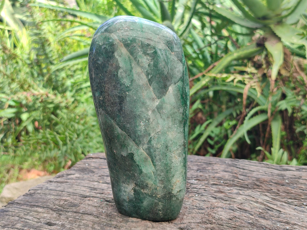 Polished Large Fuchsite Quartz Standing Free Form x 1 From Andakatany, Madagascar - Toprock Gemstones and Minerals 