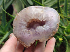 Polished Agate Amethyst Geodes x 6 From Maintirano, Madagascar