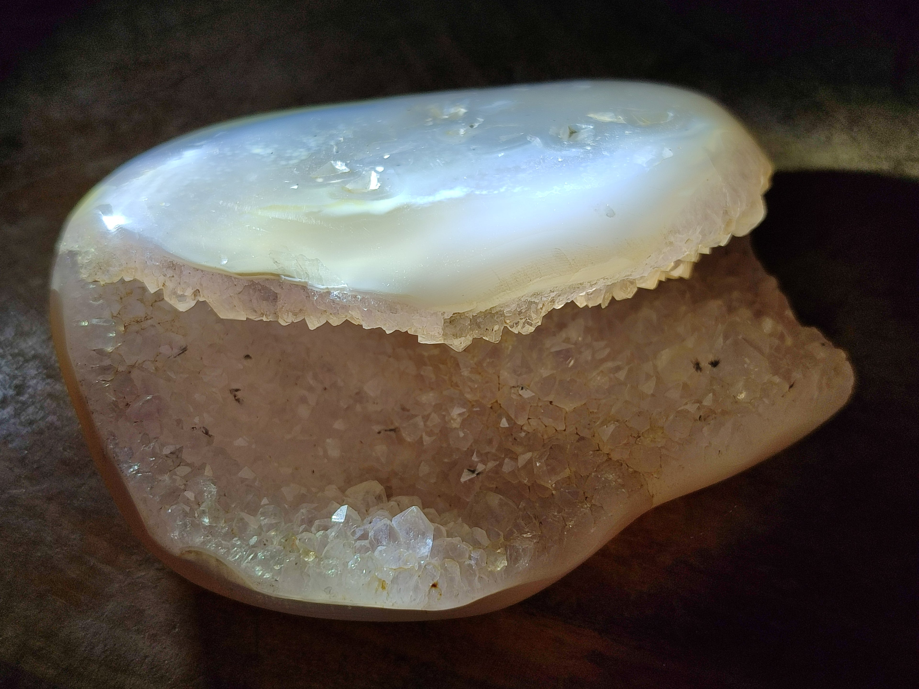 Polished Agate Amethyst Geodes x 6 From Maintirano, Madagascar