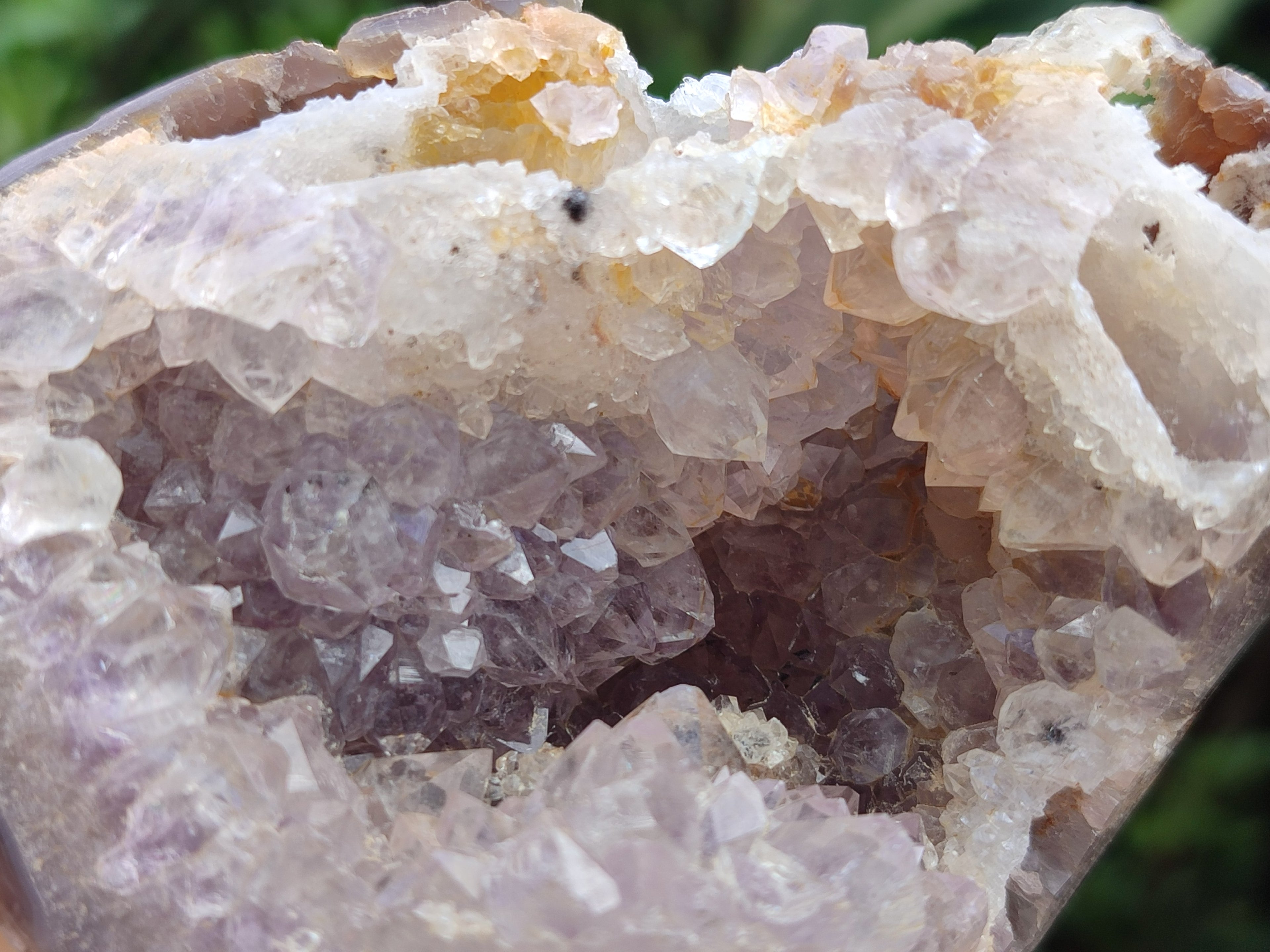 Polished Agate Amethyst Geodes x 6 From Maintirano, Madagascar