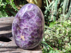 Polished Large Purple Chevron Smokey Amethyst Standing Free Form x 1 From Madagascar - Toprock Gemstones and Minerals 