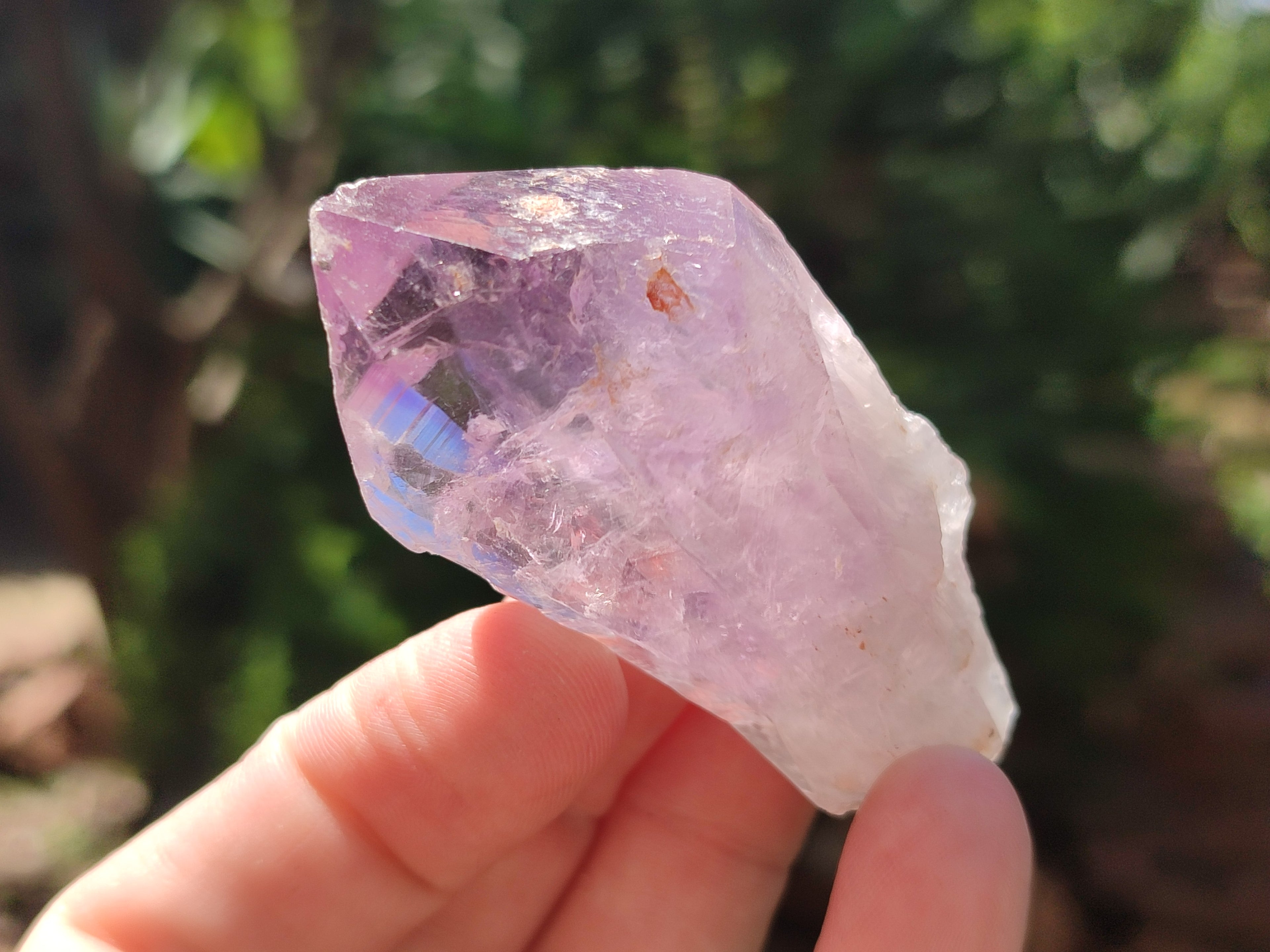 Natural Jacaranda Amethyst Single Crystals x 35 From Mumbwa, Zambia