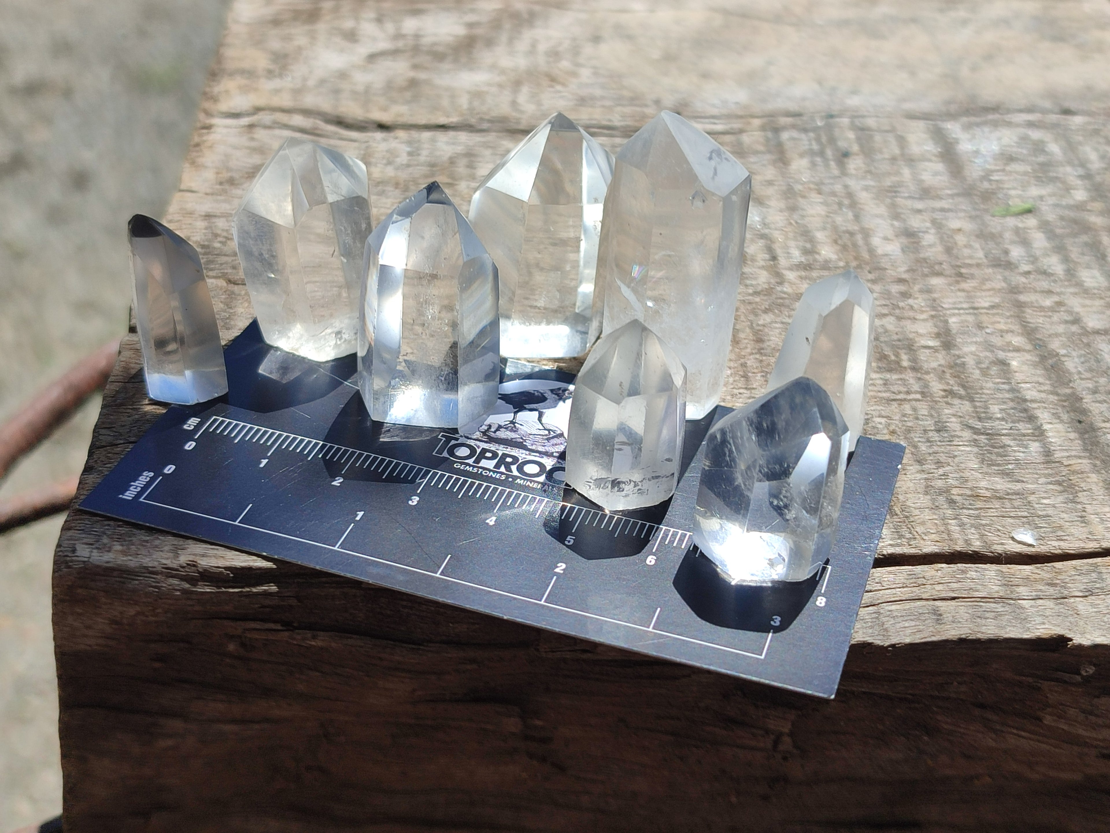 Polished Clear Quartz Crystals x 70 From Madagascar - Toprock Gemstones and Minerals 