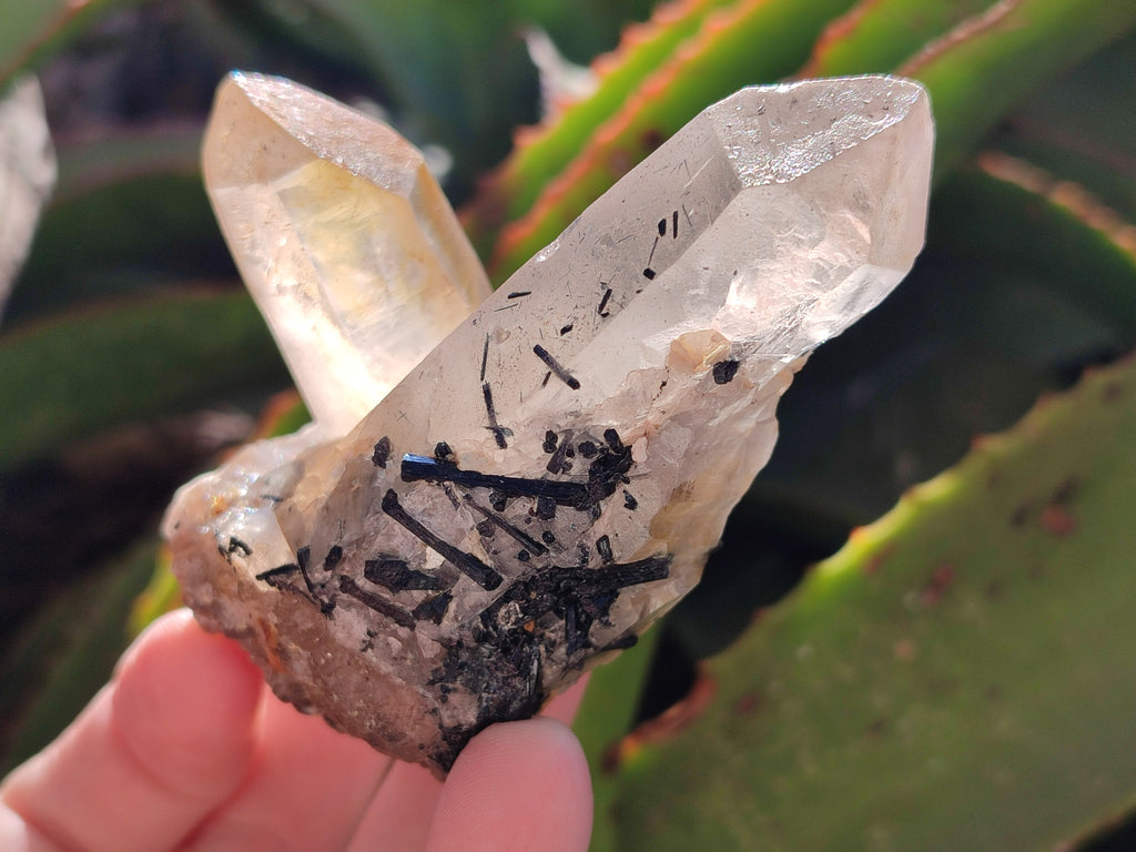 Natural Smokey Quartz Clusters with Associated Minerals x 6 From Erongo, Namibia